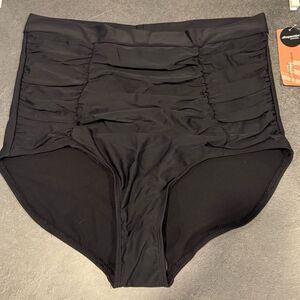 NEW Shapermint High-Waisted Control Bikini Bottom Size 3XL Black